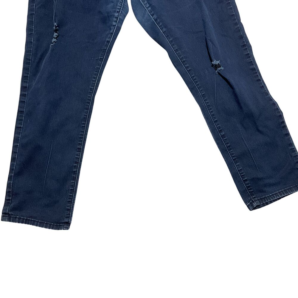 VIP Women's Distressed Blue Jeans Size 14 - Picture 4 of 8